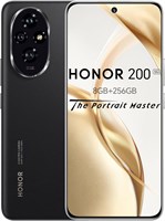 Смартфон HONOR 200 5G | 256 ГБ встроенной памяти + 8 ГБ ОЗУ | 6,7-дюймовый OLED-дисплей с частотой обновления 120 Гц | Тройная камера 50 МП | Snapdragon 7 Gen 3 | Аккумулятор 5200 мА·ч | Быстрая зарядка 100 Вт | Две SIM-карты + eSIM | Android 14 (черный) 1000012524