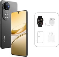 Vivo V50 5G — чёрный сатиновый 12 ГБ + 256 ГБ | 50-мегапиксельная камера ZEISS | 3D-изогнутый дисплей AMOLED с частотой обновления 120 Гц | 6000 мА·ч | IP69, аккумулятор сроком на 4 года | Гарантия 18 месяцев — версия для ОАЭ 1000012561