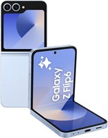 Samsung Galaxy Z Flip6, смартфон с искусственным интеллектом, 12 ГБ ОЗУ, 256 ГБ встроенной памяти, синий, Android-смартфон, камера 50 Мп, FlexCam, длительное время автономной работы 1000012573