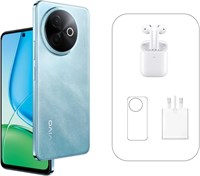 vivo Y39 5G (цвет Ocean Blue, 8+8 ГБ ОЗУ, 256 ГБ) 6500 мА·ч, зарядное устройство 44 Вт | 120 Гц | Snapdragon 4 Gen 2 | IP64 | NFC | Эксклюзивный онлайн-комплект: наушники TWS, гарантия 24 месяца и защита экрана на 6 месяцев 1000012580