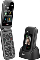 TTfone TT970 Whatsapp 4G сенсорный раскладной мобильный телефон с большими кнопками, с 8-мегапиксельной камерой и совместимостью со слуховыми аппаратами - простой и удобный в использовании 1000012587