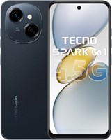 TECNO SPARK Go 1 KL 4 128 ГБ ПЗУ и 4 ГБ ОЗУ — STARTRAIL BLACK | Аккумулятор 5000 мА·ч | Слот для карты памяти | Основная камера 13 МП | Фронтальная камера 8 МП 1000012628