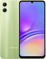 Samsung Galaxy A05, Android-смартфон, мобильный телефон с двумя SIM-картами, LTE, 4 ГБ ОЗУ, 128 ГБ встроенной памяти, светло-зелёный 1000012721