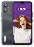 INOI A63, 4G LTE, восьмиядерный процессор, 3 ГБ ОЗУ + 64 ГБ, 6,5-дюймовый дисплей IPS HD+, двойная камера, сканер отпечатков пальцев, черный 1000004272