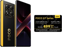 Xiaomi POCO X7 Black 8 ГБ ОЗУ 256 ГБ 5G Mobile | MediaTek Dimensity 7300-Ultra | Изогнутый дисплей AMOLED 1,5K 120 Гц | Основная камера 50 МП с оптической стабилизацией изображения | Защита IP68 и аккумулятор 5110 мА·ч 1000012836