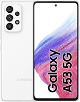 Мобильный телефон Samsung Galaxy A53 5G, Android-смартфон с двумя SIM-картами, 128 ГБ, 6 ГБ ОЗУ, мобильный телефон с двумя SIM-картами, потрясающий белый цвет 1000012855