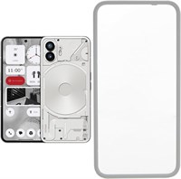 Nothing Phone (2) 12+512, интерфейс Glyph, Nothing OS 2.0, двойная камера 50 МП, аккумулятор 4700 мА·ч, водонепроницаемый, смартфон Android 5G, белый, версия для Ближнего Востока + защитная пленка для экрана 1000012881