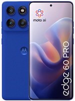 Motorola Edge 60 Pro с двумя SIM-картами, 512 ГБ встроенной памяти + 12 ГБ ОЗУ (только GSM | CDMA не поддерживается), заводская разблокировка 5G (цвет Pantone Dazzling Blue) — международная версия 1000012886