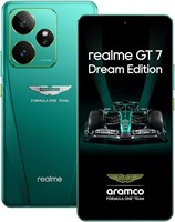 Realme GT 7 Dream Edition 5G (Aston Martin Green, 16 ГБ + 512 ГБ) | Dimensity 9400e | Аккумулятор 7000 мА·ч | Зарядка 120 Вт | 4K-камера с искусственным интеллектом | Разработан совместно с Aston Martin F1 | Версия для Ближнего Востока 1000012890