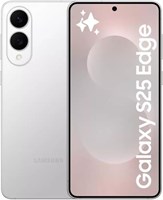 Смартфон Samsung Galaxy S25 Edge с двумя SIM-картами, 512 ГБ встроенной памяти и 12 ГБ ОЗУ (только GSM | CDMA не поддерживается), заводская разблокировка 5G (титаново-серебристый) — международная версия 1000012906