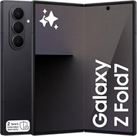 Samsung Galaxy Z Fold7, смартфон с искусственным интеллектом, Jetblack, 256 ГБ встроенной памяти, 12 ГБ оперативной памяти, камера 200 МП, 3-нм процессор, аккумулятор 4400 мА·ч, расширенная гарантия производителя на 2 года, эксклюзивно для 1000012915