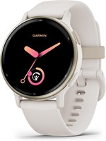Смарт-часы Garmin Amoled GPS Vivoactive 5 — цвет слоновой кости | До 11 дней автономной работы с более чем 30 спортивными приложениями | Расширенный мониторинг здоровья, фитнес-функции, персонализированные рекомендации по сну и музыка 1000013094