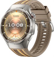 Умные часы HUAWEI WATCH GT 6 Pro, 46 ??мм, до 21 дня автономной работы, GPS-навигация, более 100 спортивных режимов, велоспорт, совместимость с iOS и Android, анализ ЭКГ, мониторинг здоровья, коричневый цвет 1000013096