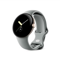 Google Pixel Watch — умные часы на Android с функцией отслеживания активности Fitbit — отслеживание сердечного ритма — корпус из нержавеющей стали цвета шампанского золота с браслетом Hazel Active — LTE (обновлённая версия) 1000013097