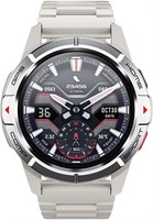 Умные часы Mibro GS Active Sport с 1,3-дюймовым AMOLED-дисплеем, 4-канальным пульсометром, 10-осевым датчиком движения, водонепроницаемостью 5 атм, спутниковым позиционированием GPS, 150 режимами, 20-дневным запасом хода (белые) 1000013142