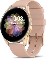 Смарт-часы BRIBEJAT для женщин с функцией совершения и приема звонков, корпус из цинкового сплава с HD-дисплеем 1,27 дюйма, водонепроницаемый фитнес-трекер, шагомер, датчик SpO2/пульса/монитор сна, совместимы со смартфонами на базе iOS и Android 1000013144