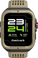 Защищенные смарт-часы Fastrack Active с дисплеем UltraVU HD 1,83 дюйма | Звонки SingleSync по Bluetooth | Функциональная заводная головка | Более 100 спортивных режимов | Тренер с ИИ | Автоматическое распознавание нескольких видов спорта | Голосовой помощ 1000013163
