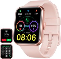 Умные часы ENOMIR для женщин, фитнес-часы для iPhone/Samsung/Android (с функцией ответа на звонки и встроенным помощником Alexa), трекеры активности с поддержкой 100 видов спорта и 5ATM, умные часы с пульсометром и датчиком сна SpO2 1000013165