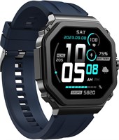 Смарт-часы GRABIT G-TRAX с AMOLED-дисплеем и функцией звонков по Bluetooth. 1,43-дюймовый Super AMOLED-дисплей, возможность звонков по Bluetooth. Аккумулятор 400 мА·ч обеспечивает 30 дней в режиме ожидания (синий). 1000013187