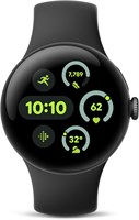 Google Pixel Watch 3 (41 мм) — последняя модель — умные часы на Android, отслеживание сердечного ритма, Fitbit Advanced Running, фитнес-аналитика, 24-часовая работа от аккумулятора — матово-чёрный алюминиевый корпус — обсидиановый ремешок — Wi-Fi 1000013202
