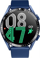 Смарт-часы X.cell Classic 3 Talk Lite, мониторинг сердечного ритма/артериального давления/уровня кислорода, прием и совершение звонков, водонепроницаемость: IP67, срок службы батареи 1 неделя, совместимость: iOS/Android (синий) 1000013213