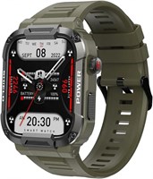 1,85-дюймовые смарт-часы (отвечают на звонки и совершают звонки), умные фитнес-часы для телефонов Android/iOS, звонки и текстовые сообщения по Bluetooth/монитор сна/пульсометр/умные часы на Android для женщин и мужчин (хаки) 1000013227