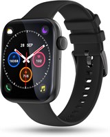 Смарт-часы для мужчин и женщин — угольно-чёрный | Фитнес-трекер Pebble Blaze 2.05 с дисплеем Infinite AMOLED, Bluetooth-звонки, режим Zen, несколько спортивных режимов | Пульсометр, шагомер, голосовой помощник 1000013228