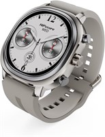 Смарт-часы HiFuture AIX LITE для мужчин и женщин, экран AMOLED 1,43 дюйма, беспроводные звонки, мониторинг сна и пульса, 8 дней автономной работы, водонепроницаемость IP68 — цвет шампанского золота 1000013259