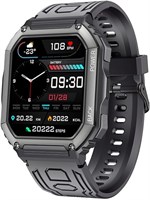 Умные часы Max & Max Adventure для мужчин и женщин на Android и iOS iPhone, прием и совершение звонков, мониторинг артериального давления и сердечного ритма, отслеживание физической активности для занятий спортом в спортзале, водонепроницаемые (черные) 1000013286