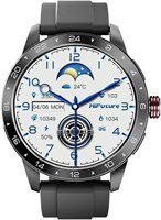 Умные часы HiFuture FLEX2, экран AMOLED 1,39 дюйма, Bluetooth-звонки, мониторинг сна и пульса, водонепроницаемость IP68, длительное время автономной работы — черный цвет 1000013297