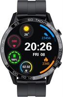 Умные часы X.cell Classic - мониторинг уровня кислорода и сердечного ритма 3O2, отслеживание тренировок, арабский интерфейс, с черной оправой, силиконовым ремешком и черным силиконовым ремешком 1000013327