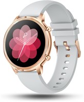 Умные часы Pebble Celia для мужчин с дисплеем IPS 1,32 дюйма, функцией звонков по Bluetooth, монитором женского здоровья, круглосуточным пакетом медицинских данных, будильником, несколькими спортивными режимами и циферблатами, металлическим корпусом золот 1000013332