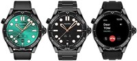 Умные часы Haino Teko Haino Teko Germany RW48 с круглым AMOLED-дисплеем, 3 парами ремешков и беспроводным зарядным устройством для мужчин (черные) 1000013336