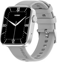 Смарт-часы NUMBER Dialfit Pro Max с функцией звонков по Bluetooth, большой дисплей 1,91 дюйма, постоянное включение, яркость 600 нит, пульсометр, датчик артериального давления, SpO2, IP68, аккумулятор на 7 дней, металлический корпус (золотисто-коричневый) 1000013362