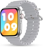 Смарт-часы Pebble Zest с HD-дисплеем 1,83 дюйма для мужчин и женщин, Bluetooth-звонки, водонепроницаемость IP67, Health Suite, несколько циферблатов, шагомер, несколько спортивных режимов, будильник и уведомления, цвет 