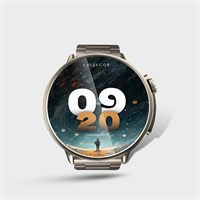 CELLECOR A5 PRO DISC с HD-дисплеем 1,52 дюйма — умные часы с функцией звонков по Bluetooth, яркостью 500 нит, голосовым помощником на базе ИИ, более 120 спортивных режимов, датчиком SpO2, пульсометром, защитой IP68 и управлением камерой — GoldenBlack 1000013418