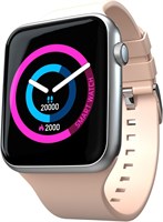 Смарт-часы Fire-Boltt Ring с функцией Bluetooth-звонков, датчиком SpO2, металлическим корпусом 1,7 дюйма, функцией мониторинга уровня кислорода в крови, непрерывным измерением пульса, сенсорным экраном и несколькими циферблатами (бежевый), M (Bsw005) (обн 1000013442