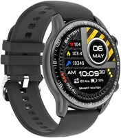 Смарт-часы ProStyle Cruise, дисплей 1,43 дюйма, Bluetooth-звонки, водонепроницаемость, датчик кислорода/пульсометр, фитнес-трекер для мужчин и женщин, совместимы с Android и iOS — черный цвет 1000013473