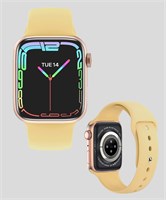 Умные часы-браслет Inder 1,69 дюйма 46 мм с сенсорным экраном - NFC для мониторинга сна, пульса, артериального давления - отслеживание спортивной активности, Bluetooth, унисекс, умные фитнес-часы (розовое золото) 1000013508