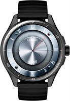 Умные часы Xcell Classic6, дисплей AMOLED 1,43 дюйма, Bluetooth-звонки, 2 премиальных ремешка, пульсометр/АД/SpO2, многоязычный режим, IP68, 7-дневный аккумулятор, совместимость с iOS/Android, черная оправа и черный ремешок 1000013556