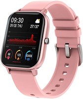Умные часы Fire-Boltt с 1,4-дюймовым дисплеем, датчиком SpO2, яркостью 400 нит, аккумулятором на 8 дней, пульсометром, защитой IPX7, функцией сна и фитнеса – розовые (обновлённые) 1000013585