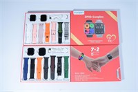 Умные часы Hommtel Germany для пар — стильный фитнес-трекер с пульсометром, функцией отслеживания сна и уведомлениями — совместимы с iOS и Android 1000013596