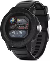 Умные часы Dado Mars 2 IP68 с пульсометром, измерением уровня кислорода в крови и артериального давления, монитором сна, музыкой, бегом, спортом на открытом воздухе, 1,4-дюймовый сенсорный экран (черные) 1000013610