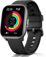 Детские часы ZONEY для девочек и мальчиков с водонепроницаемостью IP68. Часы для девочек с 19 спортивными режимами, отслеживанием сна, шагомером, секундомером, трекером детской активности. Подарки на день рождения для детей 6–15 лет (W99, черные) 1000013624