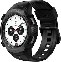 Spigen Rugged Armor Pro, разработанный специально для Galaxy Watch 4 Classic, с ремешком 42 мм — цвет «угольно-серый» 1000013632