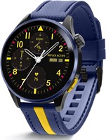 Смарт-часы Reflex Active Venture R 400 AMOLED GPS с синим и желтым экраном для совершения звонков 1000013643