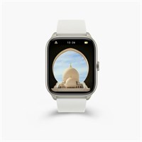 Умные часы YU WELL Quran Watch S2 для унисекс, AMOLED-дисплей, Bluetooth-звонки, водонепроницаемые IP67, фитнес-часы, совместимые с Android iOS, полное чтение Корана, напоминание о молитве, iQibla QWatch S2 (белый) 1000013663