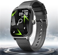 Смарт-часы Pebble Edge для мужчин и женщин, 2,01-дюймовый дисплей True HD, Bluetooth-звонки, мониторинг сердечного ритма, вращающаяся заводная головка, голосовой помощник на базе ИИ, мониторинг сна, будильник и уведомления, цвет «чёрный оникс» 1000013665