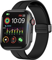 Обычные смарт-часы, сверхдолгое время работы от аккумулятора (40 дней), водонепроницаемость до 50 м, прочный фитнес-трекер с функцией приема и совершения звонков, сверхбольшой HD-дисплей 1,91 дюйма, голосовой помощник с искусственным интеллектом, круглосу 1000013749