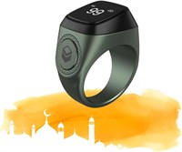 Кольцо iQIBLA Smart Tasbih Zikr, алюминиевое, зеленое, 20 мм, M0220DG 1000013755